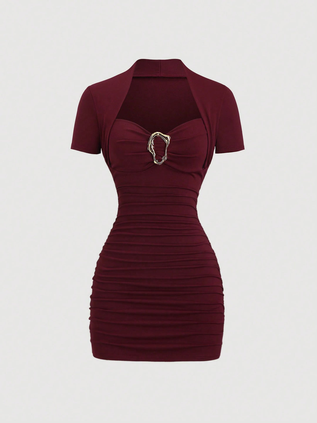 Rochie scurtă SHEIN, vișiniu