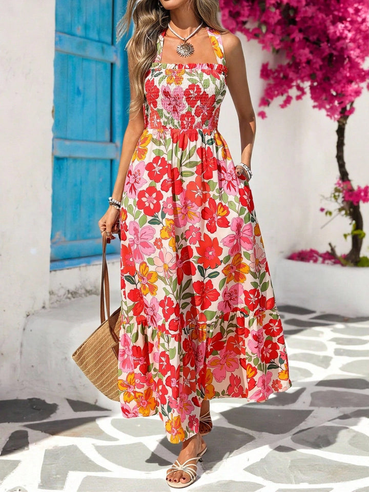Rochie maxi SHEIN, mix culori