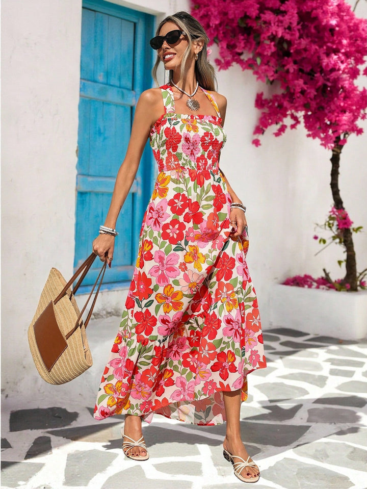 Rochie maxi SHEIN, mix culori