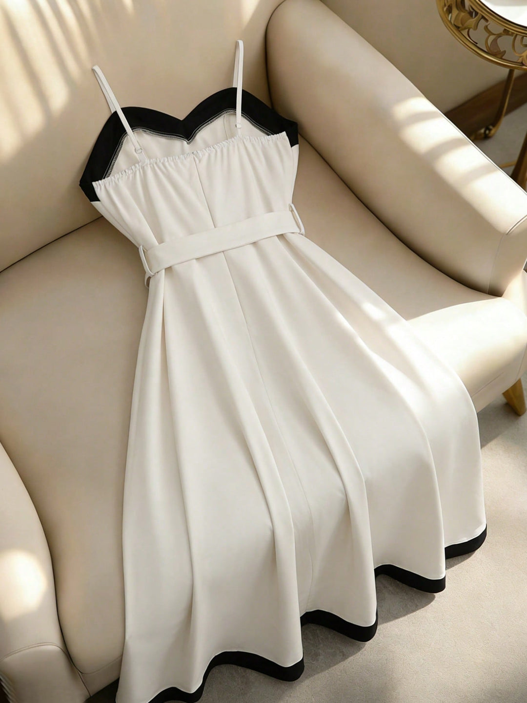 Rochie midi SHEIN, alb