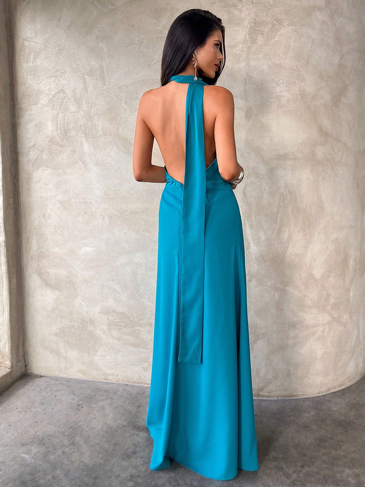 Rochie maxi SHEIN, verde