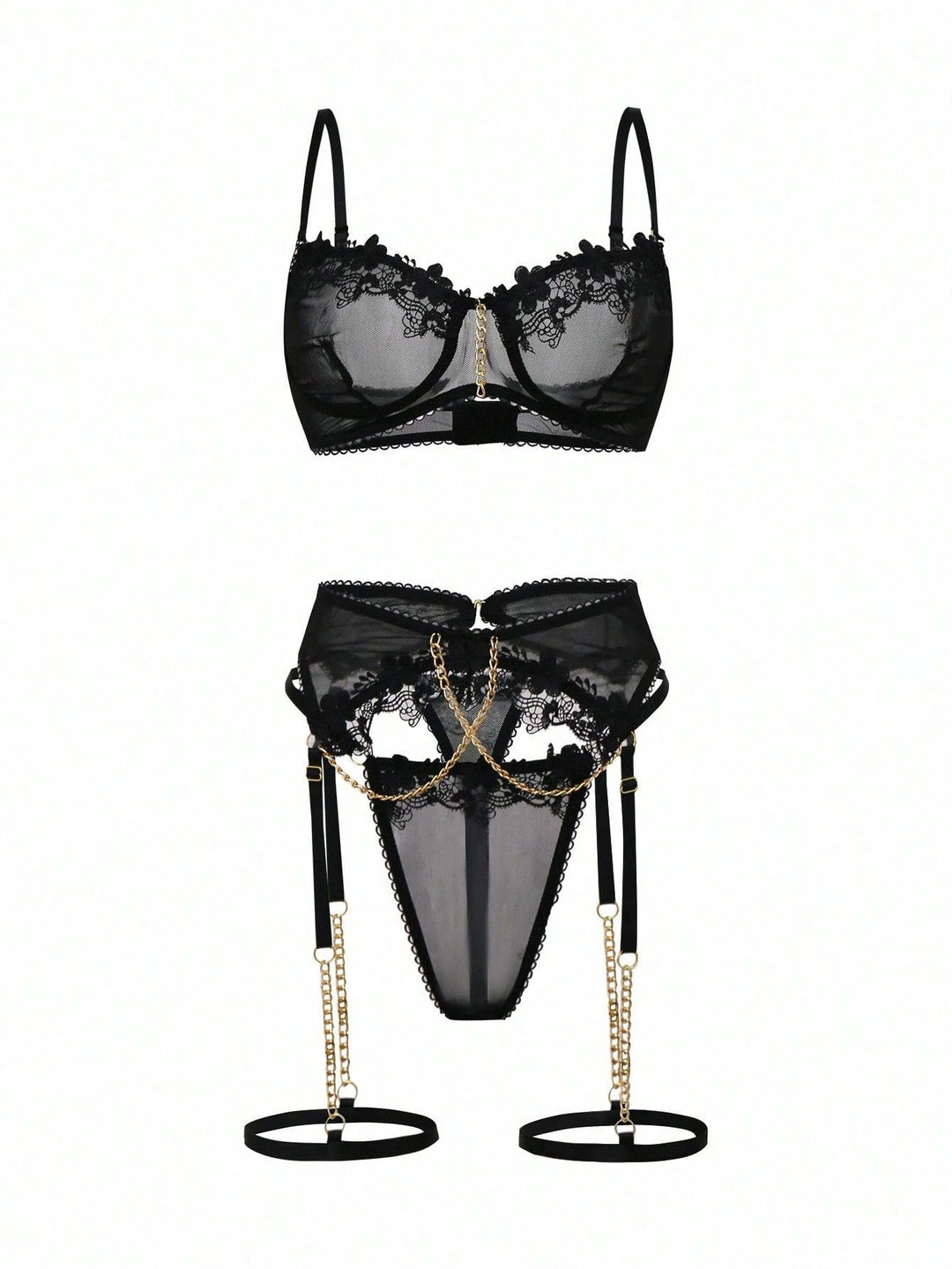 Set lenjerie intimă SHEIN, negru