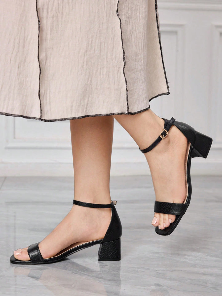 Sandale SHEIN, negru