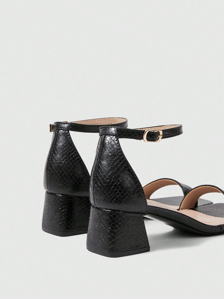 Sandale SHEIN, negru