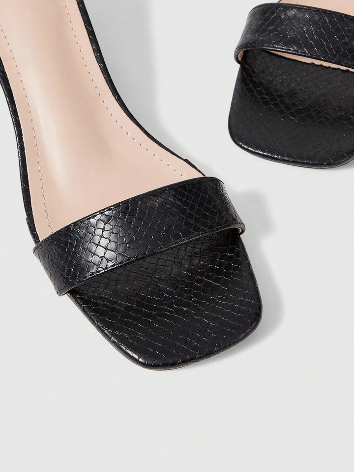 Sandale SHEIN, negru