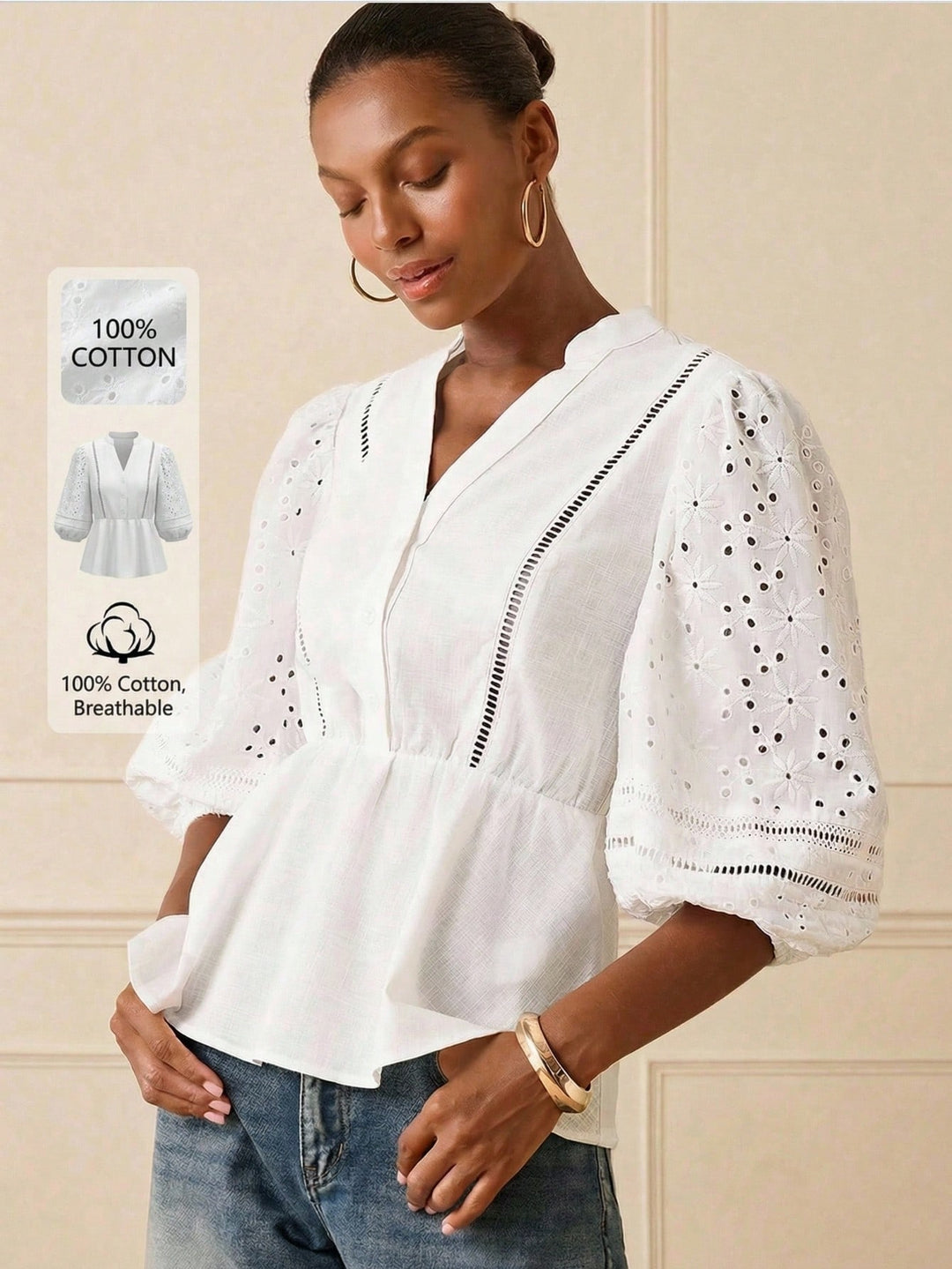Bluza SHEIN, alb