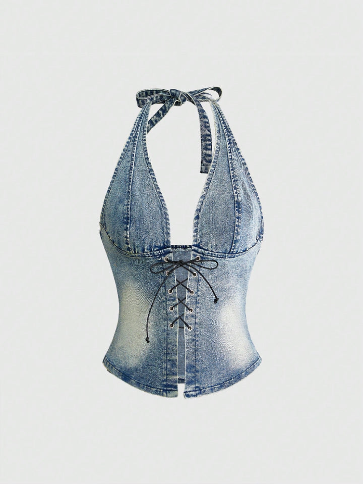 Top SHEIN, albastru