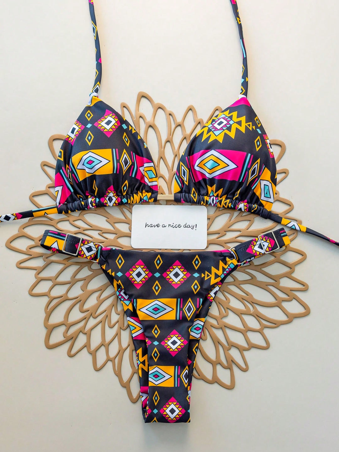 Set bikini SHEIN, negru