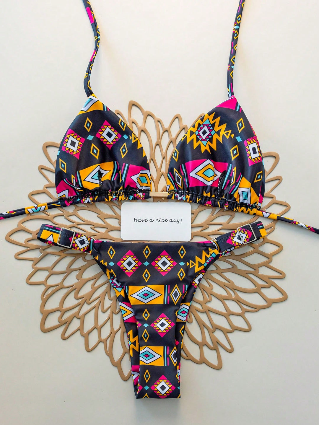 Set bikini SHEIN, negru