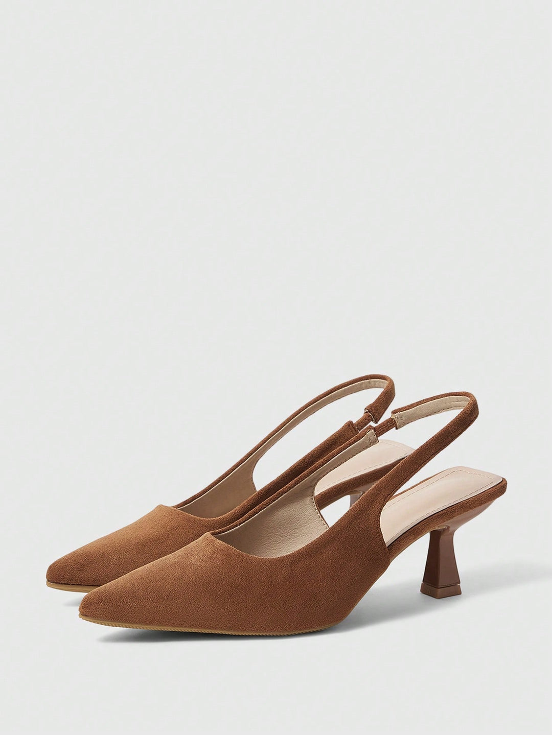 Pantofi cu toc SHEIN, maro