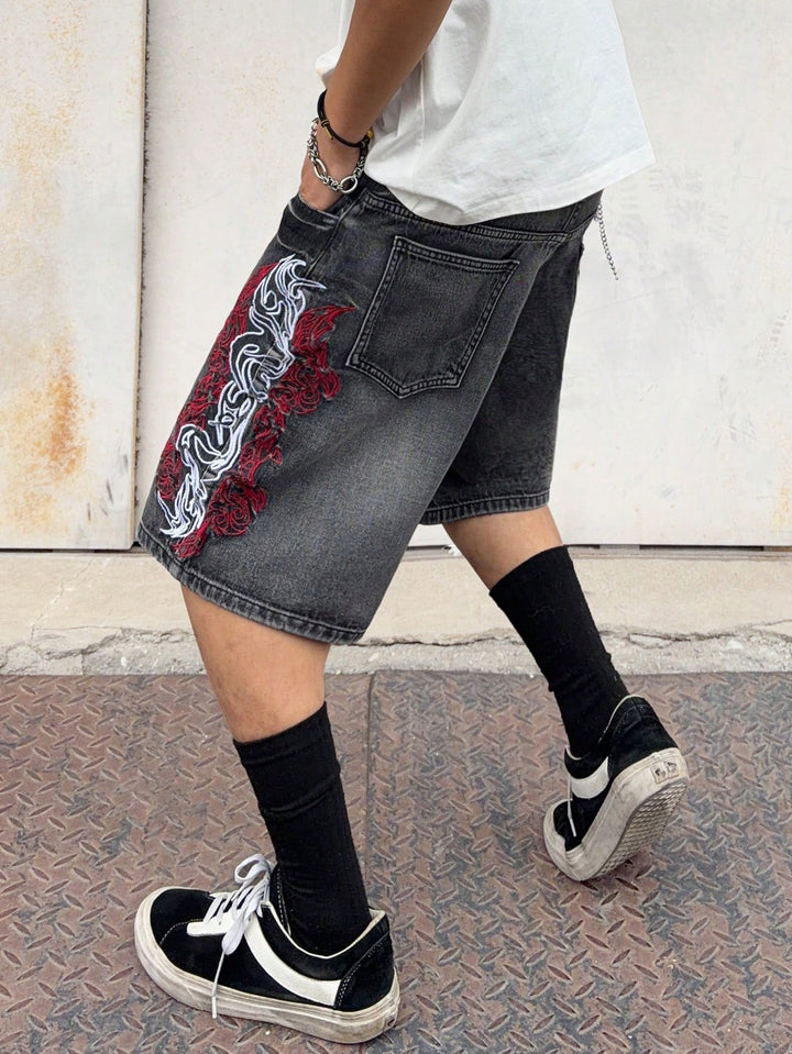 Pantaloni scurți SHEIN, negru