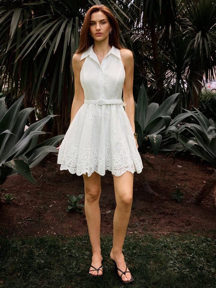 Rochie maxi SHEIN, alb