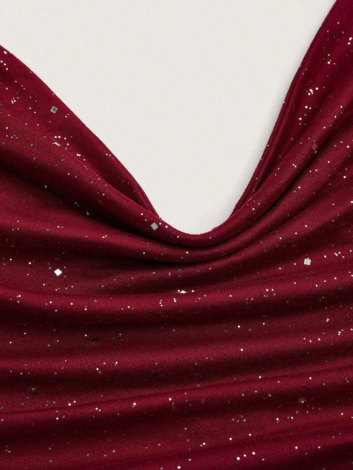 Rochie scurtă SHEIN, vișiniu