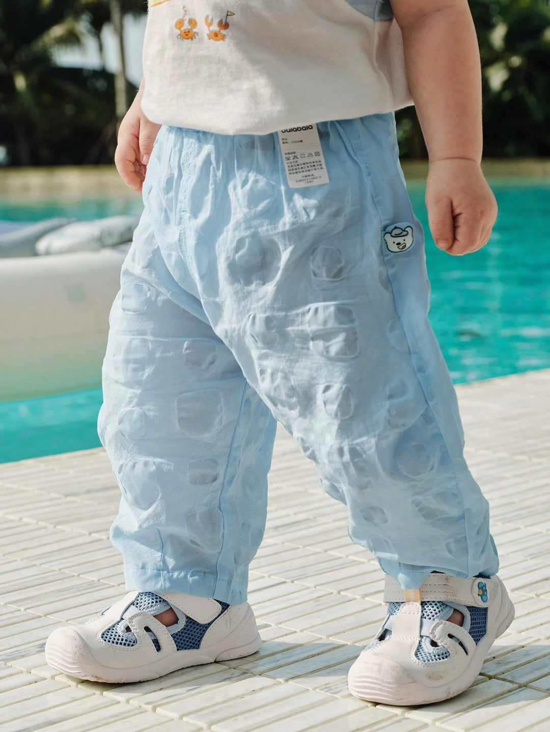 Pantaloni SHEIN, albastru