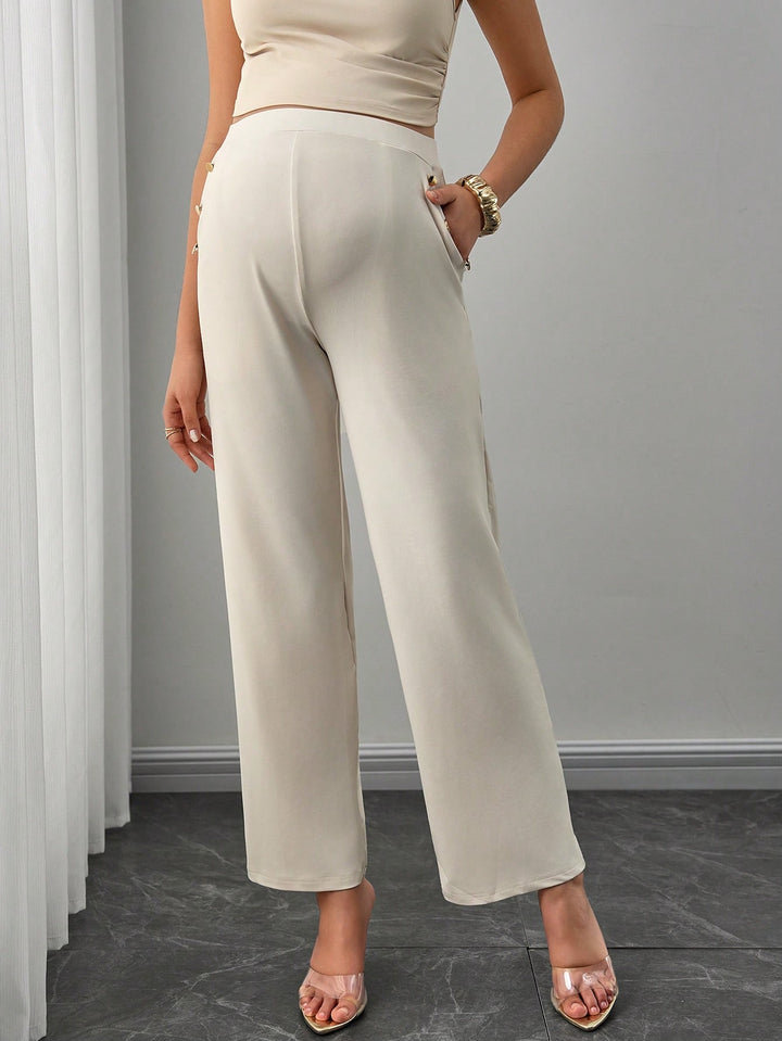 Pantaloni SHEIN, portocaliu