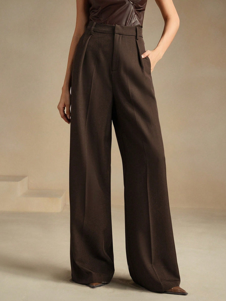 Pantalon SHEIN, maro