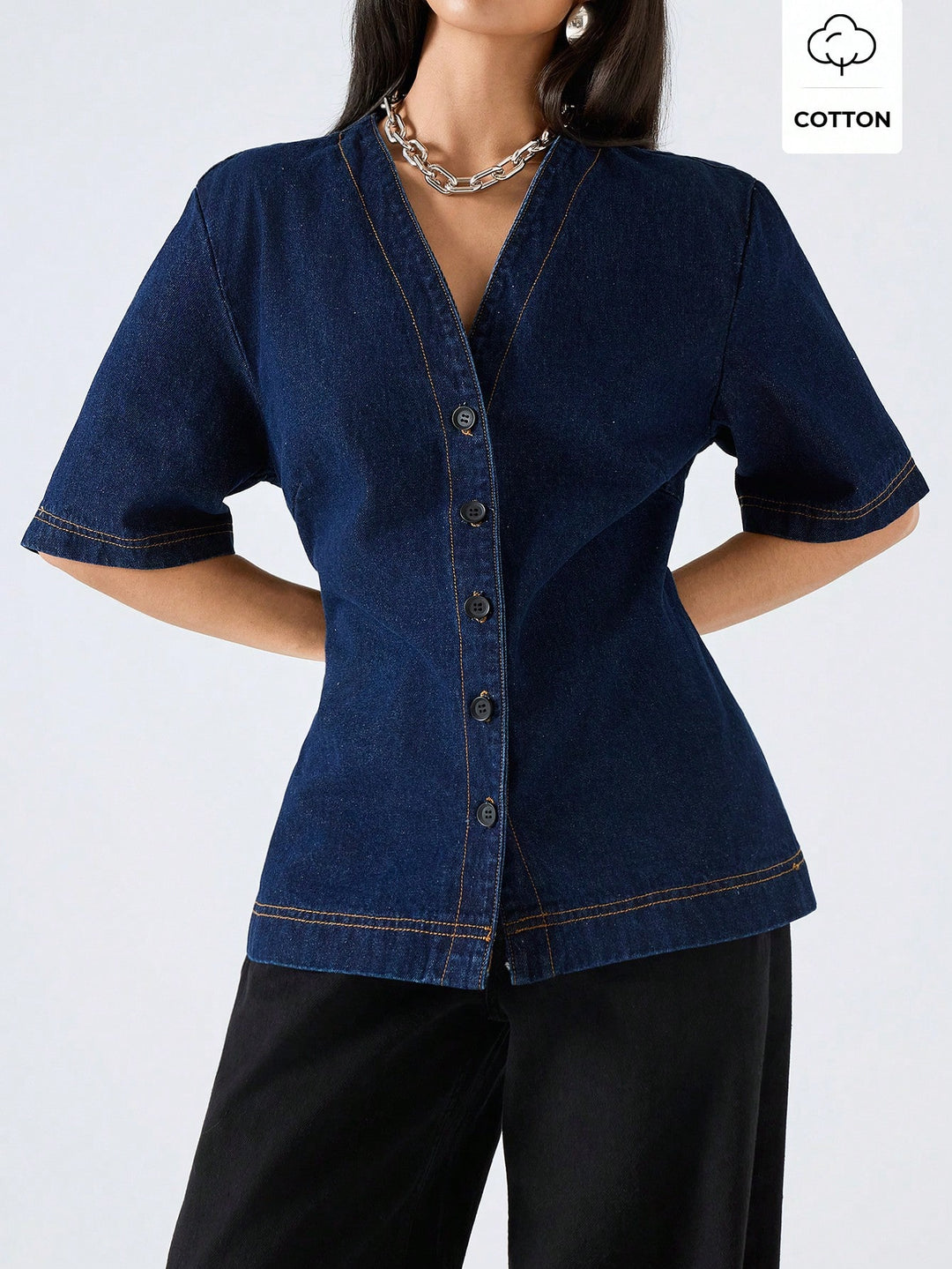 Top SHEIN, albastru