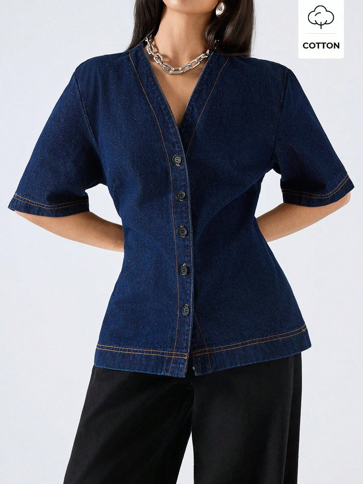 Top SHEIN, albastru