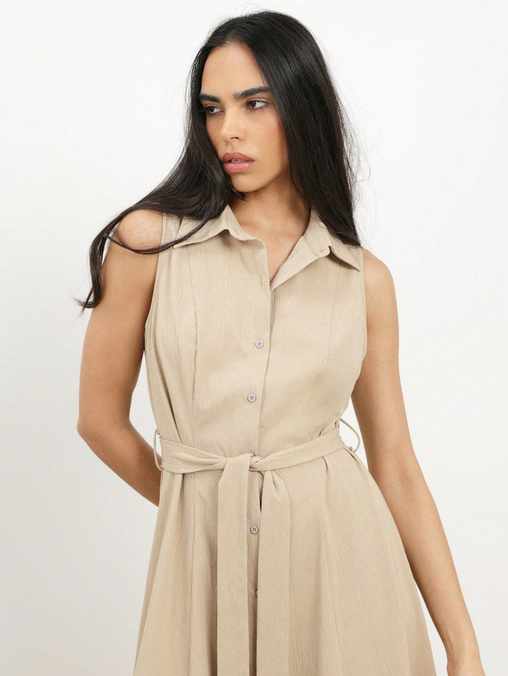Rochie maxi SHEIN, kaki