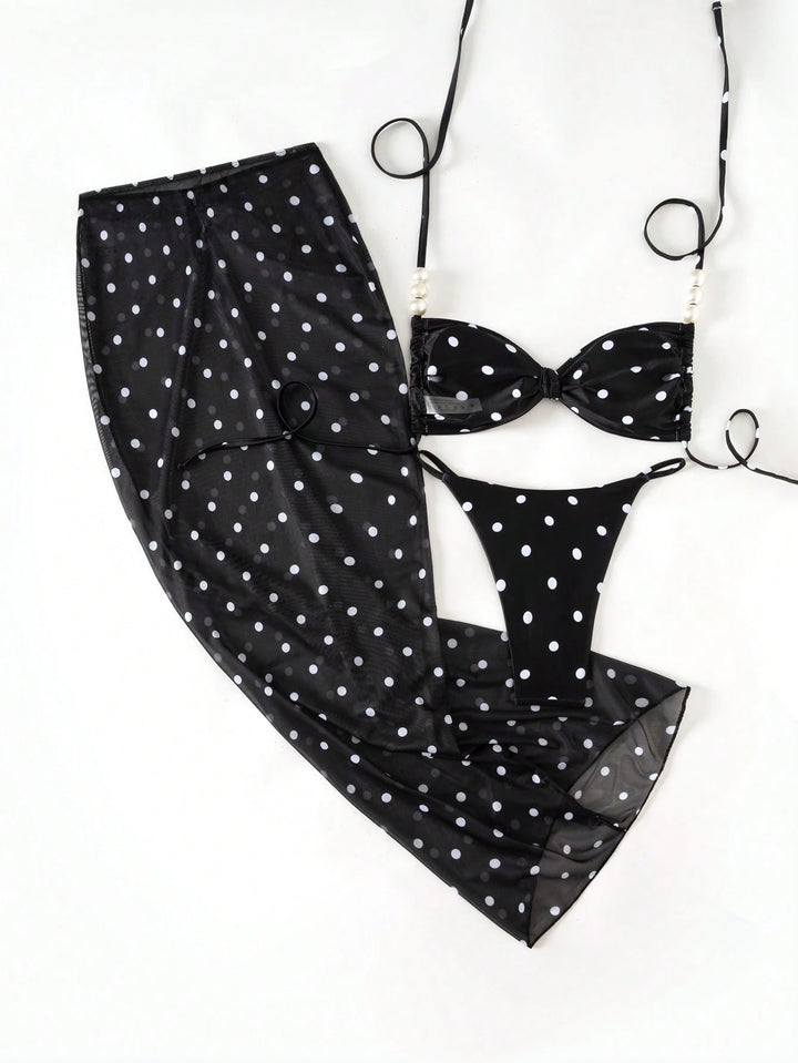Set costum de baie SHEIN, mix culori