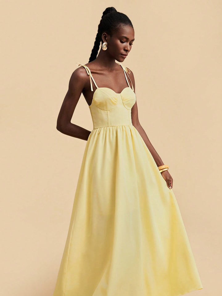 Rochie maxi SHEIN, galben