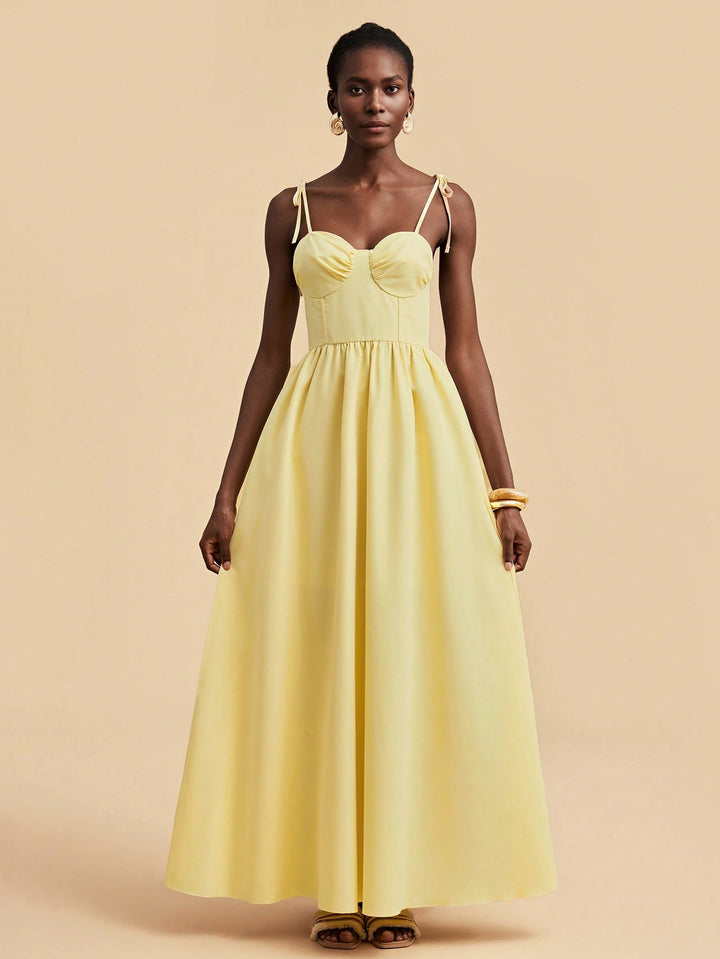 Rochie maxi SHEIN, galben