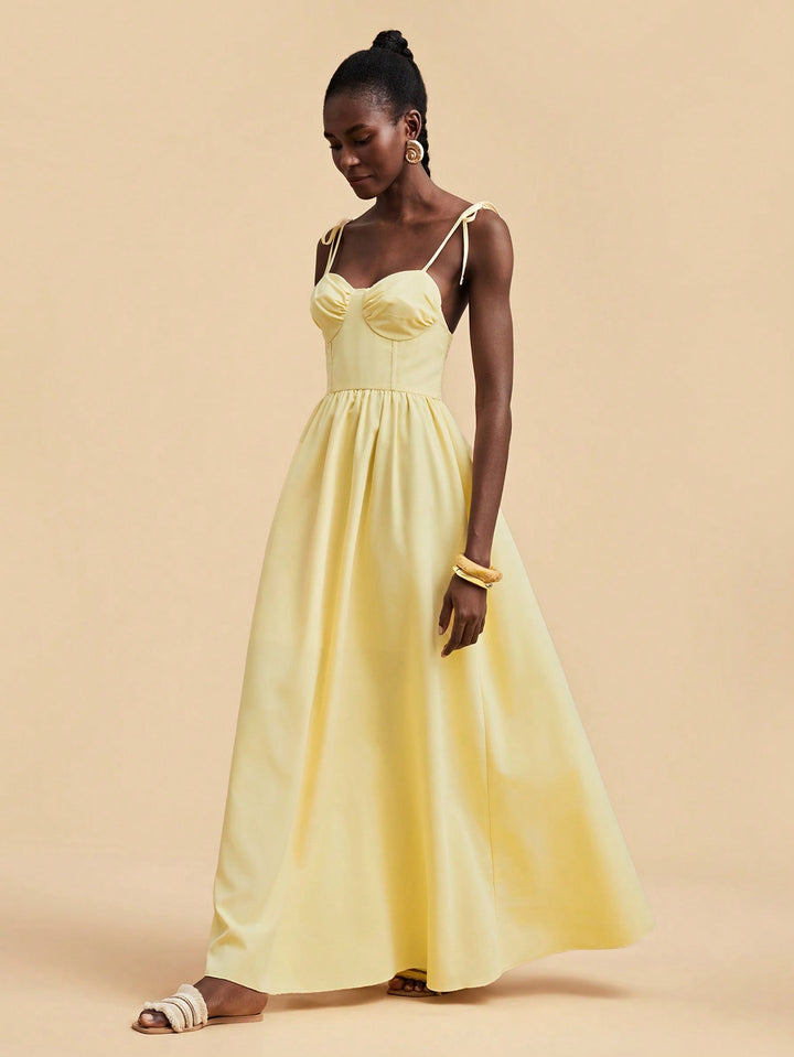 Rochie maxi SHEIN, galben