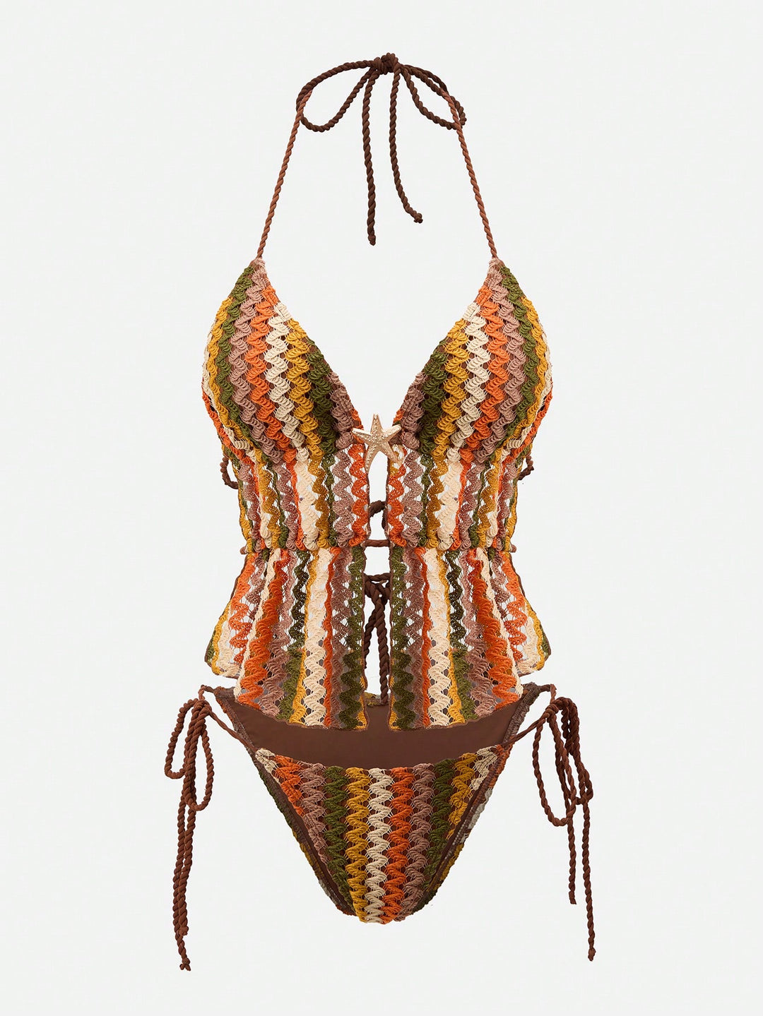 Costum de baie SHEIN, mix culori