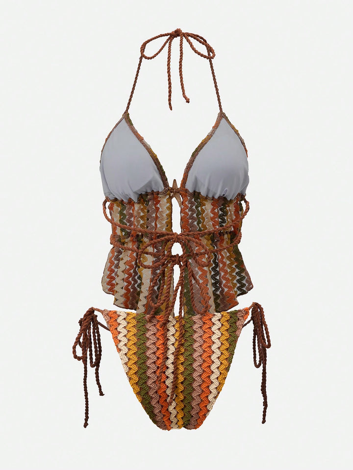 Costum de baie SHEIN, mix culori