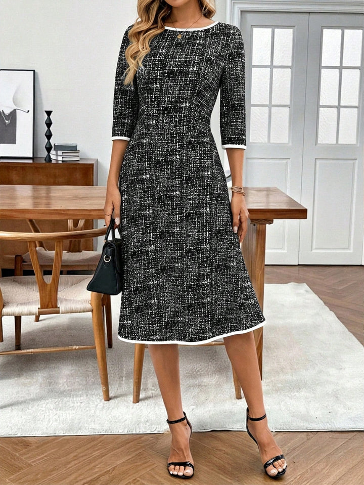 Rochie midi SHEIN, negru