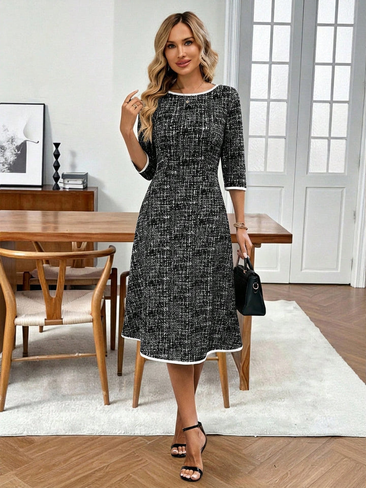 Rochie midi SHEIN, negru