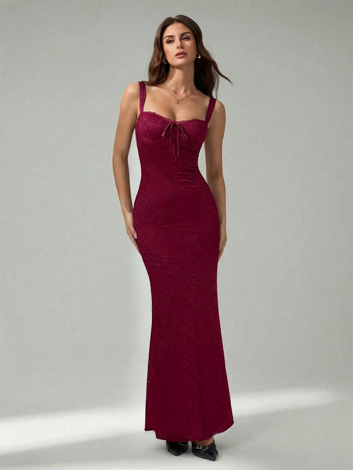 Rochie maxi SHEIN, vișiniu