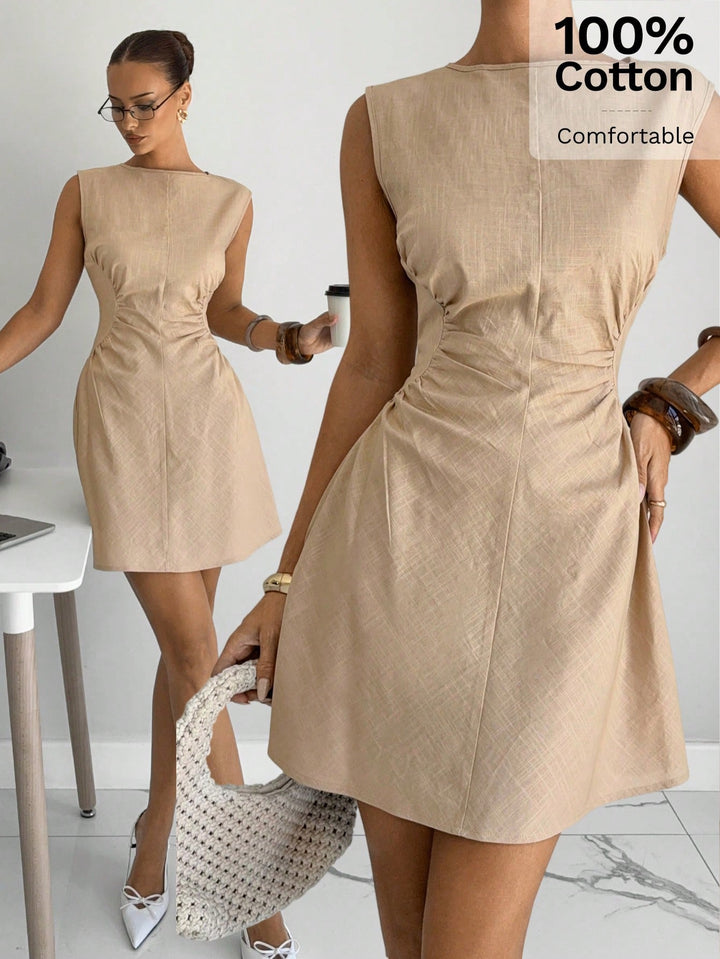 Rochie mini SHEIN, bej