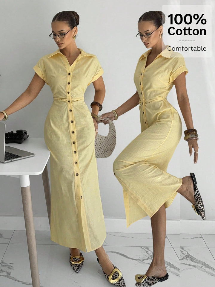 Rochie maxi SHEIN, galben
