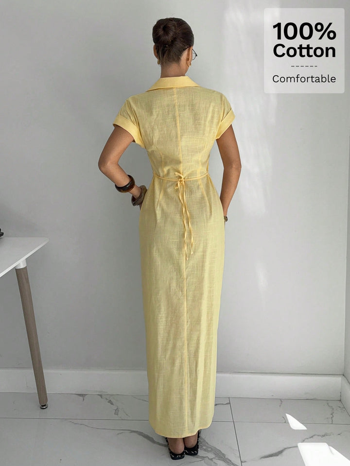 Rochie maxi SHEIN, galben