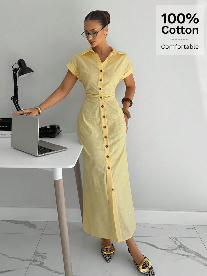 Rochie maxi SHEIN, galben