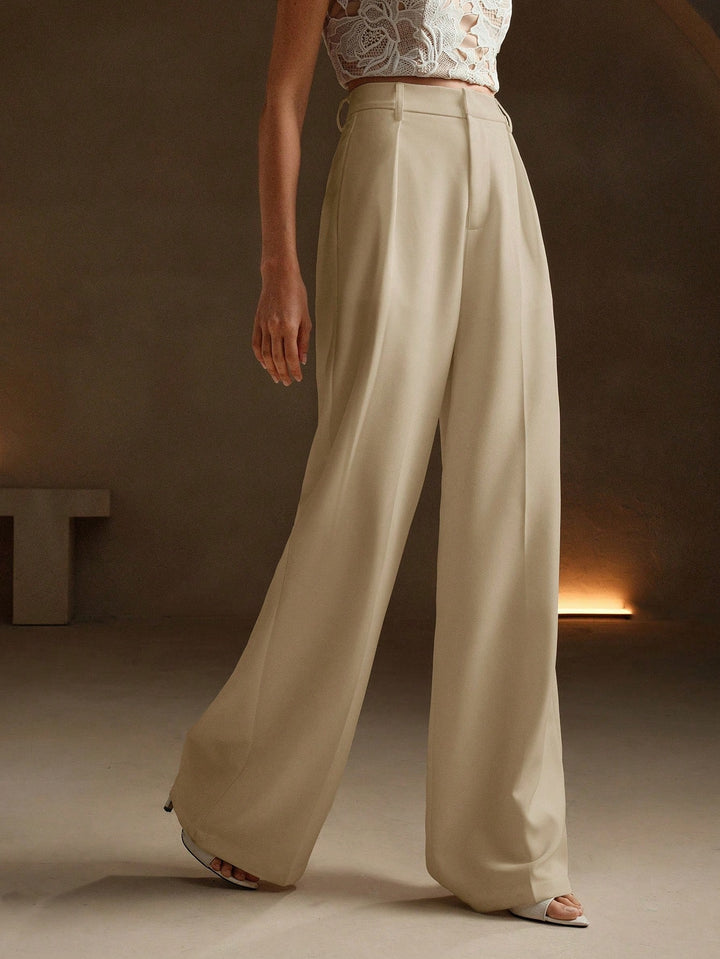Pantaloni SHEIN, crem