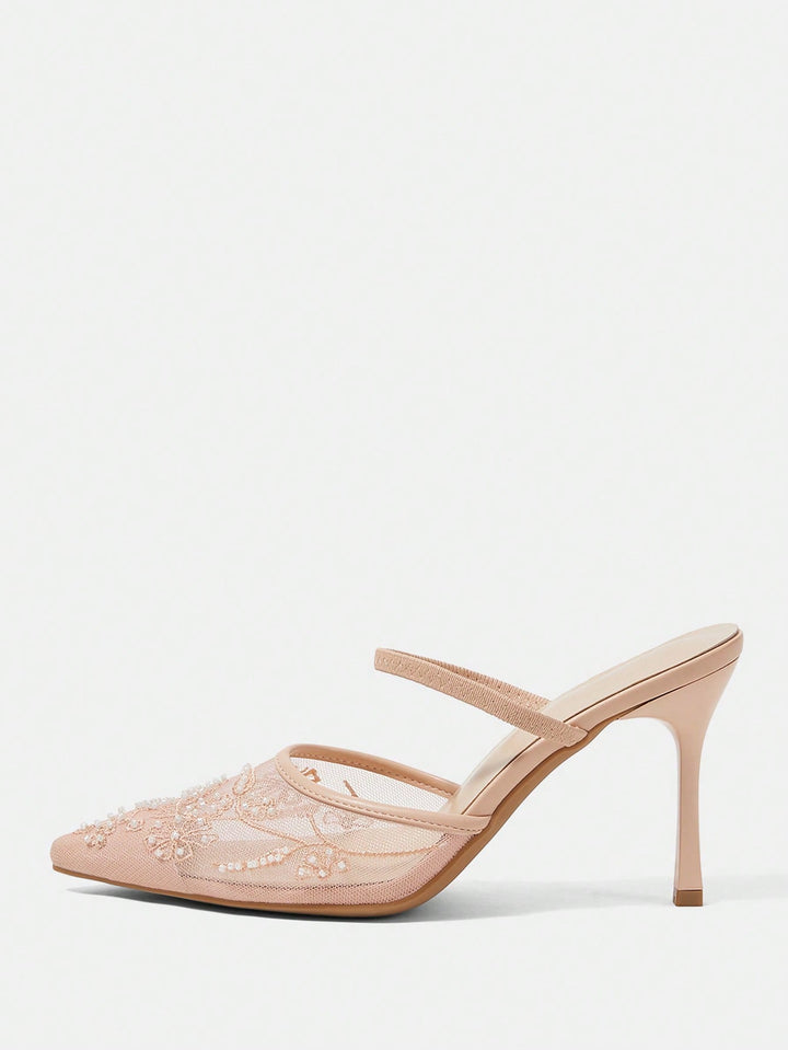 Pantofi cu toc SHEIN, roz