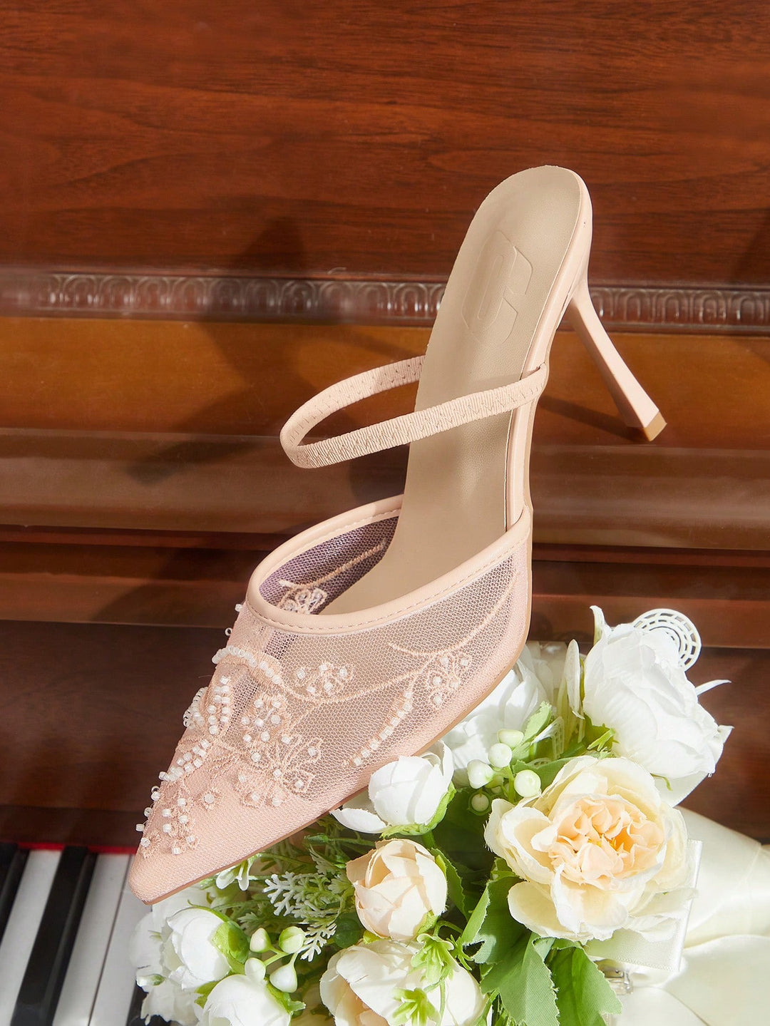 Pantofi cu toc SHEIN, roz