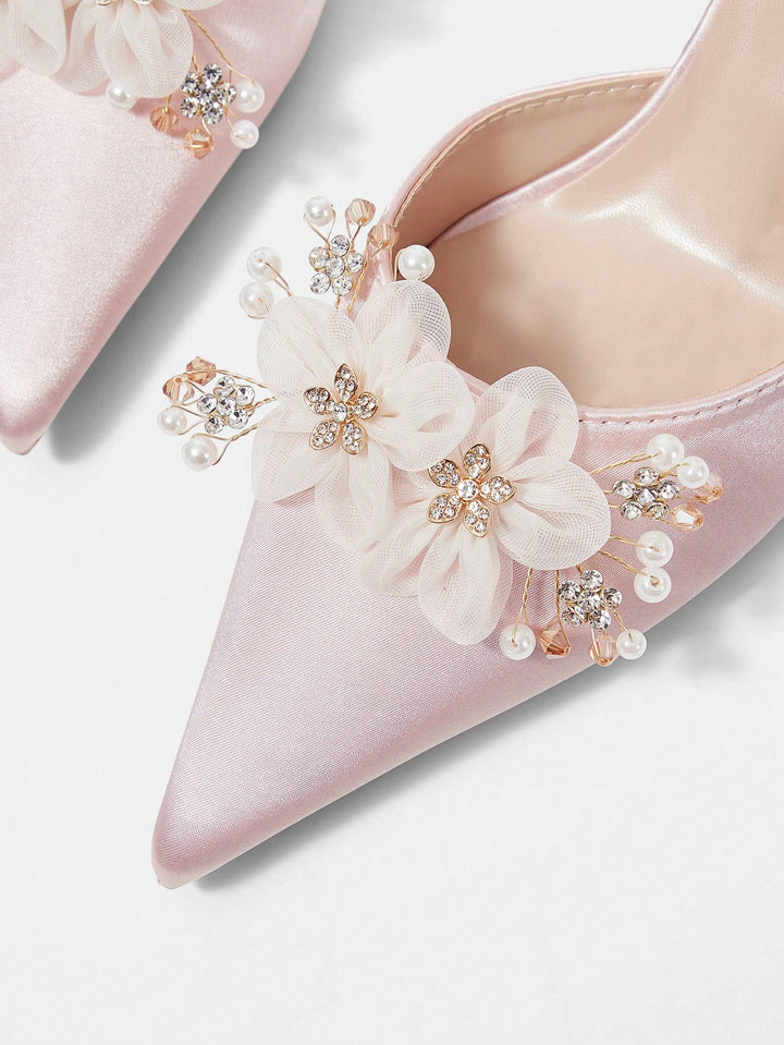 Pantofi cu toc SHEIN, roz