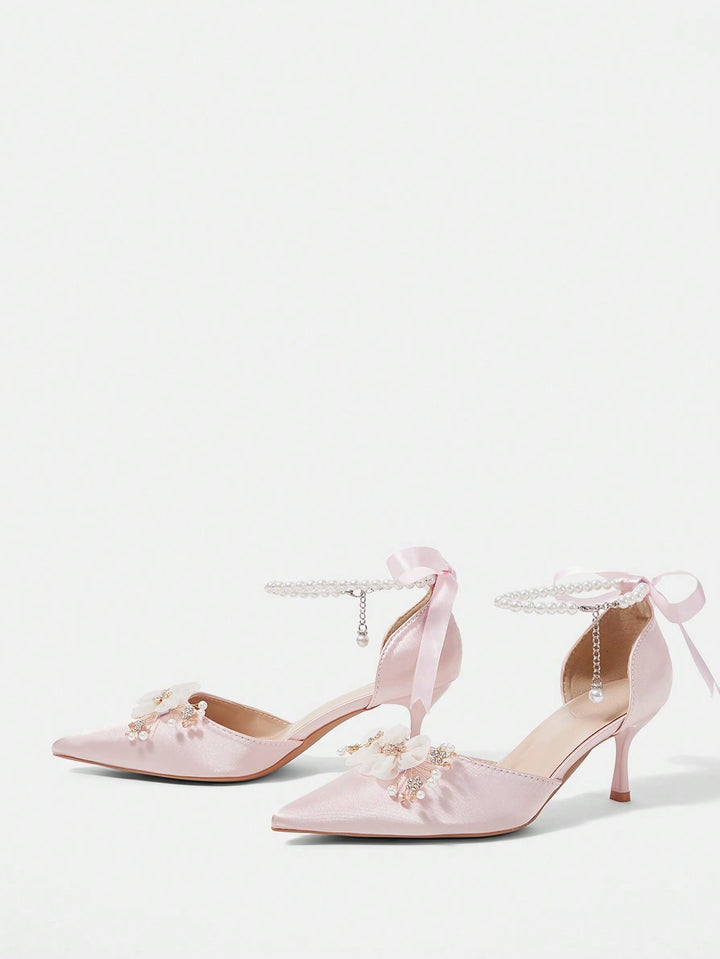 Pantofi cu toc SHEIN, roz