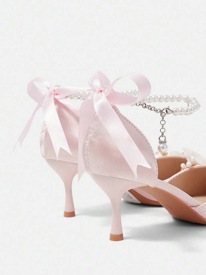 Pantofi cu toc SHEIN, roz