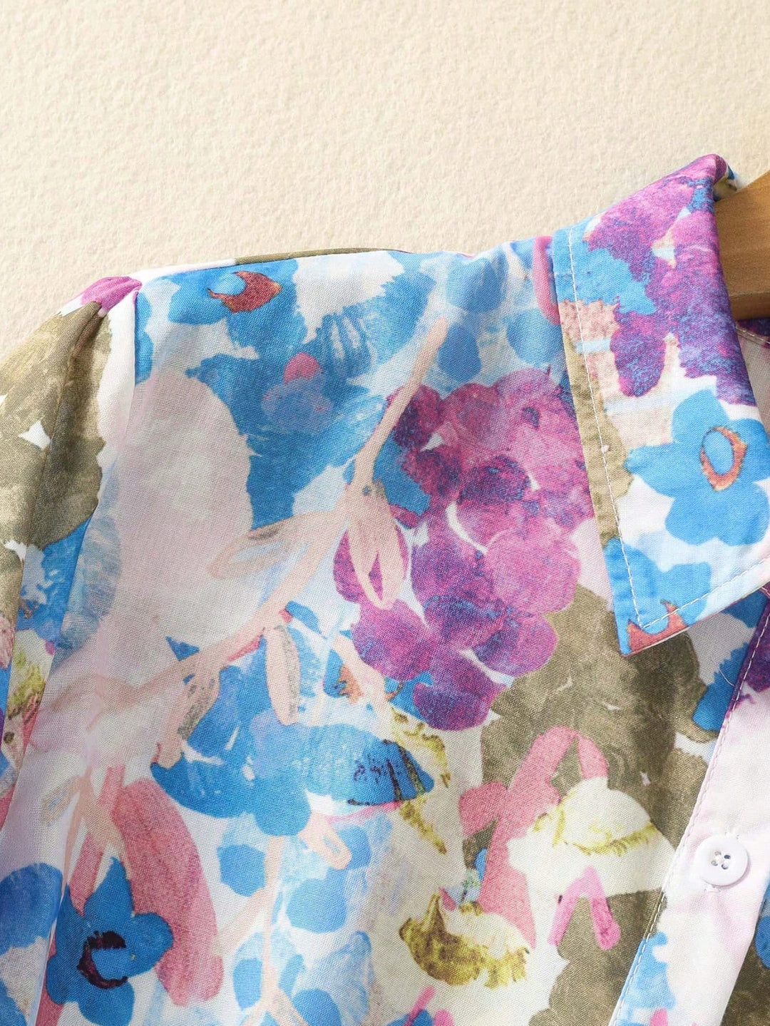 Cămașă dama SHEIN, floral print