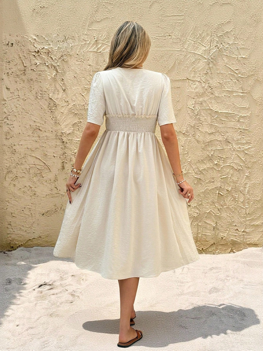 Rochie midi SHEIN, portocaliu