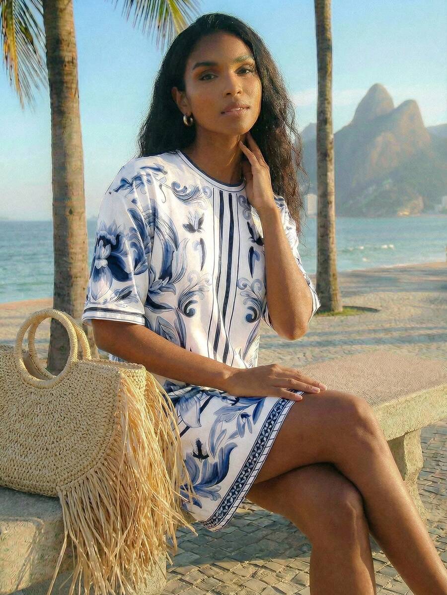 Rochie mini SHEIN,mix culori