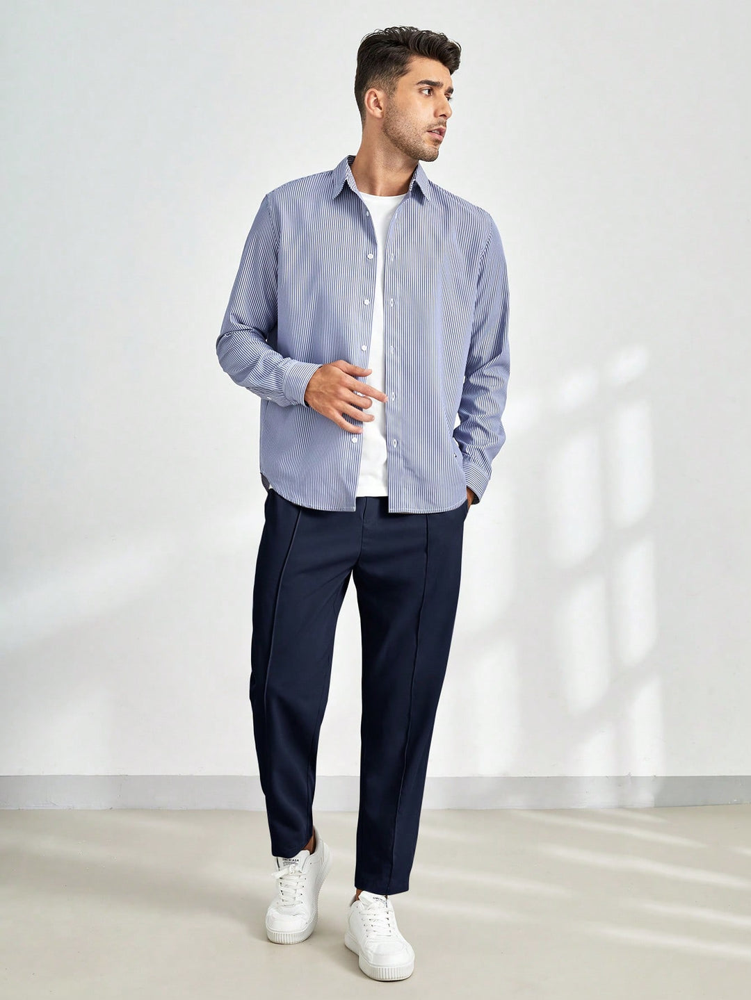 Pantalon SHEIN, albastru