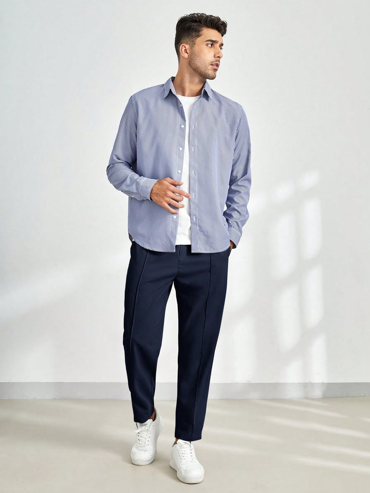 Pantalon SHEIN, albastru