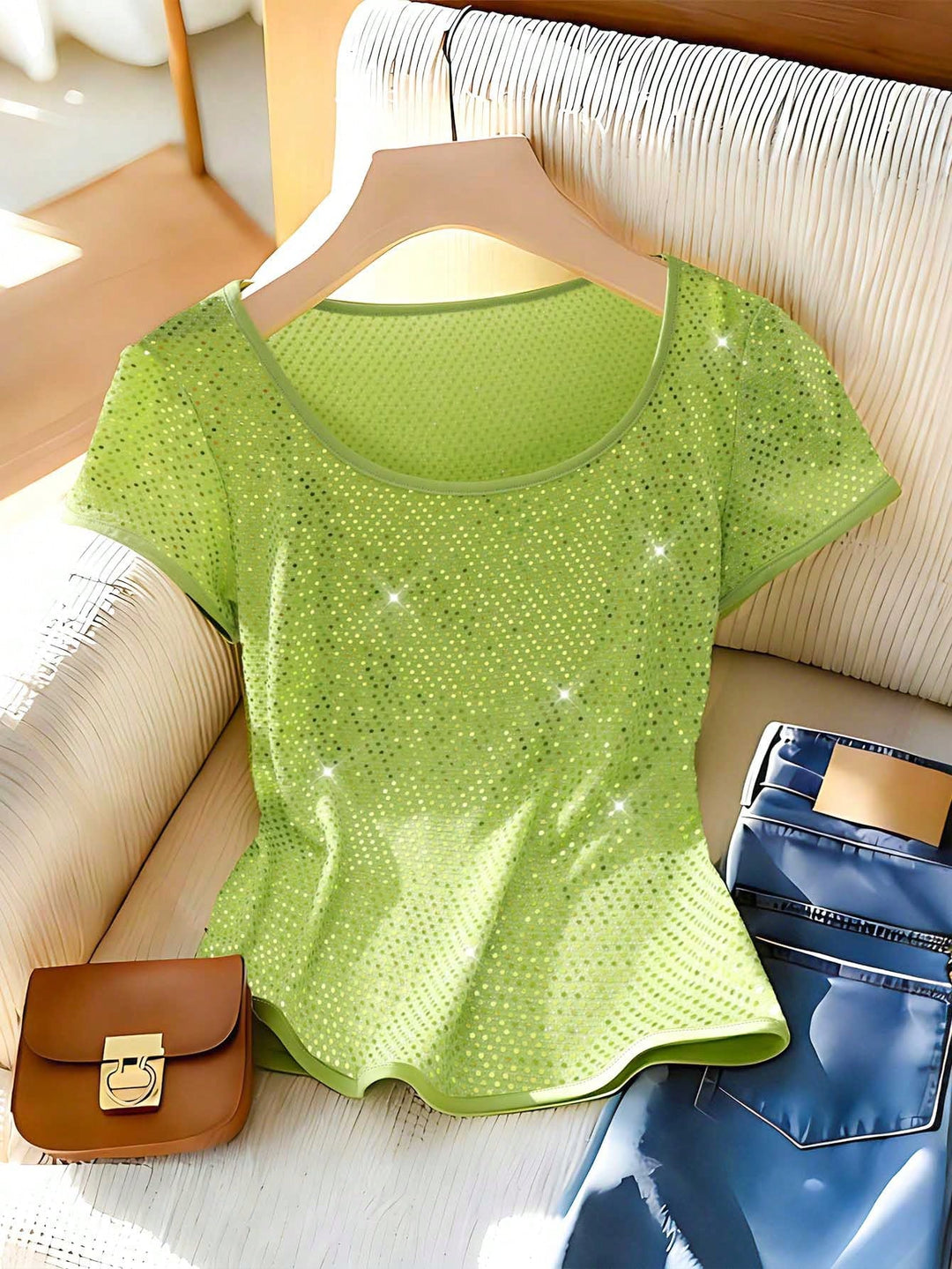 Tricou SHEIN, verde