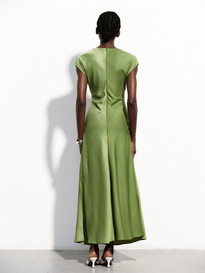 Rochie maxi SHEIN, verde