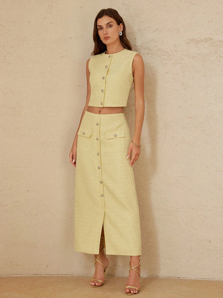 Costum SHEIN, galben
